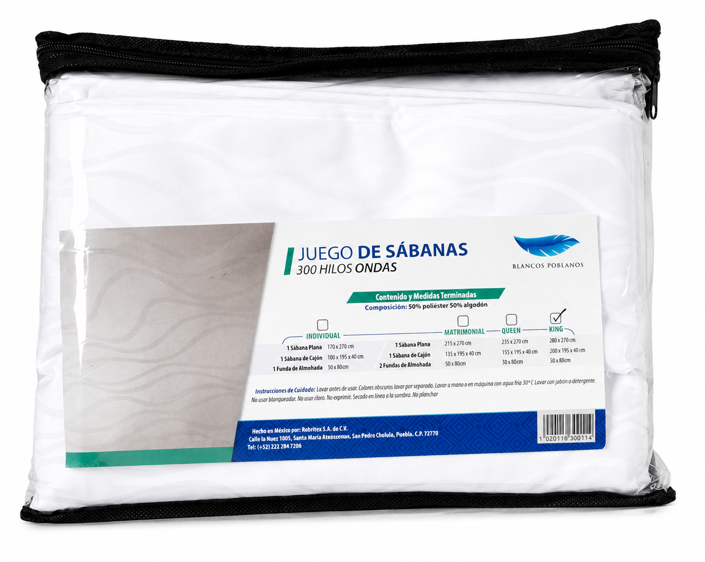 JUEGO SABANA 300 H C/ONDAS